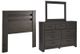 Signature Design by Ashley® Brinxton 3-Piece Charcoal King/California King Panel Headboard Bed Set-0