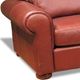 Campio Furniture Legacy Leather Beacon Dark Red Sofa-1