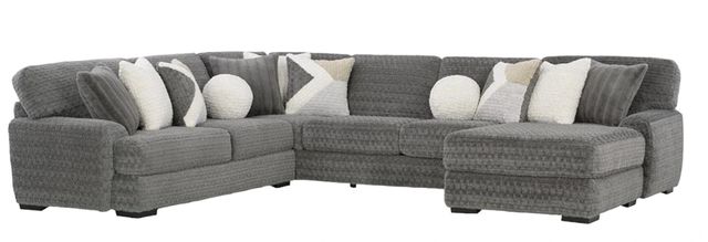Albany Industries 3-Piece Doodle Iron Right-Arm Facing Chaise Sectional -0