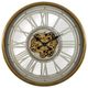 YHD Gold/Pewter Wall Clock-0