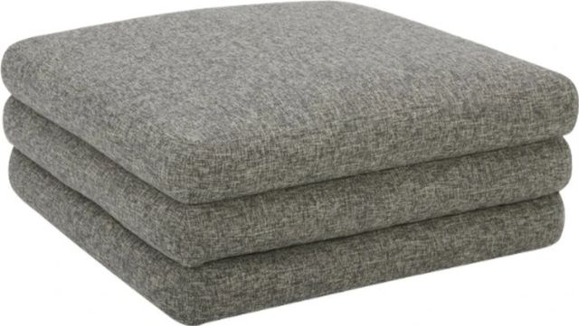 Moe's Home Collection Lowtide Stone Tweed Ottoman-0