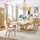 Michael Amini® Camellia Field Caramel Rectangular Dining Table-1