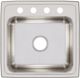 Elkay Lustertone® Classic Lustrous Satin 19-1/2" x 19" x 7-1/2" OS4-Hole Single Bowl Drop-In Sink-1