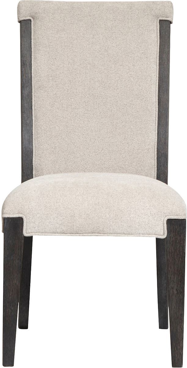 Magnussen Home® Plum Creek Elite Dove/Ravenwood Black Dining Side Chair Set with Upholstered Seat and Back-1