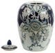 A & B Home Blue/White Porcelain Accent Jar-2