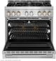 JennAir® RISE™ 36" Stainless Steel Pro Style Natural Gas Range-1