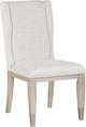 Magnussen Home® Lenox 2-Piece Acadia White/Sand/Warm Silver Upholstered Host Side Chairs Set-0