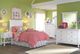 Signature Design by Ashley® Kaslyn 2-Piece White Twin Panel Headboard Bed Set-3
