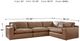 Signature Design by Ashley® Emilia 4-Piece Caramel L-Shape Sectional-1