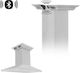 ZLINE 30" Stainless Steel Island Mounted Range Hood with CrownSound® Bluetooth Speakers-5