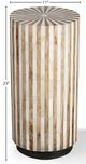 Parker House® Crossings Downtown Amber Bone Inlay Chairside Table-2