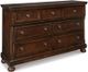 Millennium® by Ashley Porter 2-Piece Rustic Brown California King Panel Bed Set-2