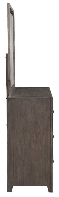New Classic® Home Furnishings Landon Walnut Dresser and Mirror-4