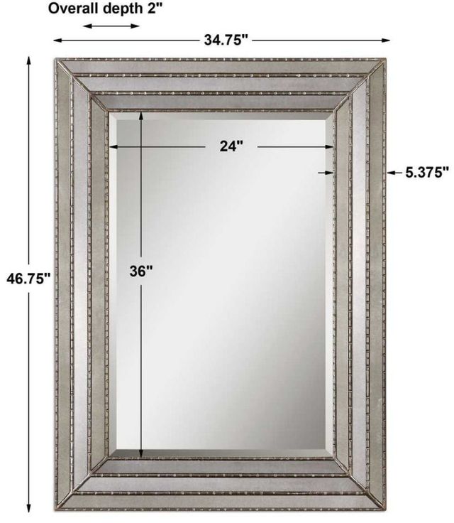 Uttermost® Seymour Burnished Silver Mirror-2