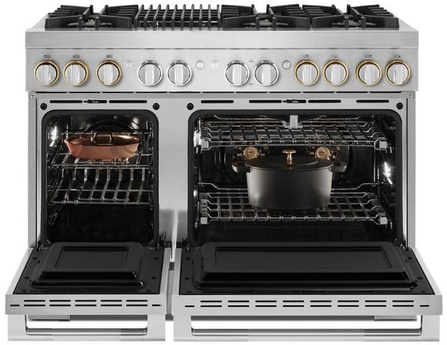 JennAir® RISE™ 48" Stainless Steel Pro Style Dual Fuel Range-2