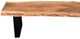 Porter International Designs Manzanita Natural Trapezoid Base Dining Bench-4