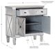 Powell® Milan Gray Mirrored Console-2
