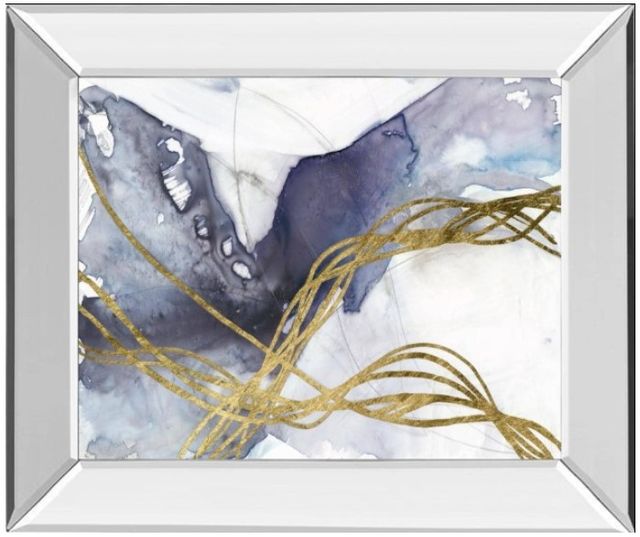 Classy Living Jennifer Goldberger Agate Wave IV 22" Wall Art-0
