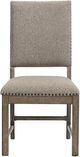 Magnussen Home® Claremont Smokey Taupe Dining Side Chair with Upholstered Seat and Back-1