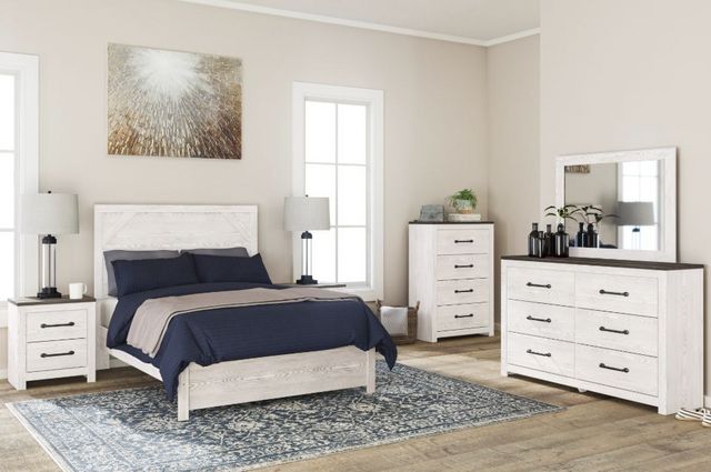 Signature Design by Ashley® Gerridan White Full Panel Bed-5