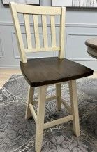 Pub Island Bar Table w/ 18" Butterfly Leaf w/ Swivel and Backless Barstools-2