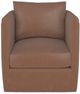 Vanguard® Furniture Customizable Liam Leather Swivel Chair-0