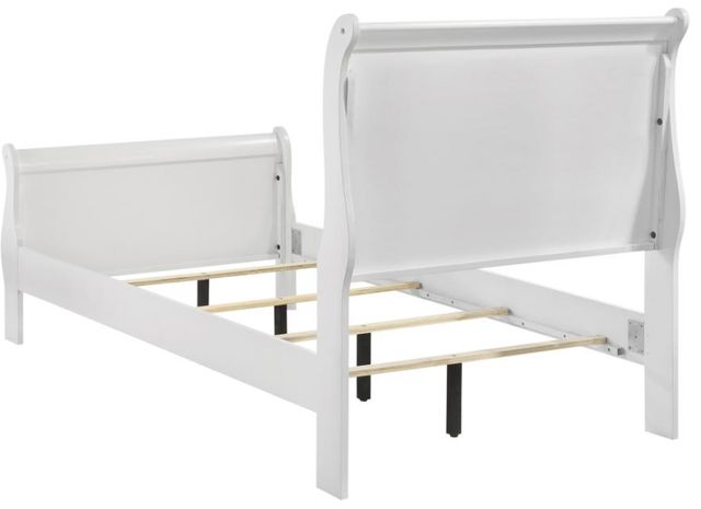 Coaster® Louis Philippe White Full Sleigh Panel Bed-2