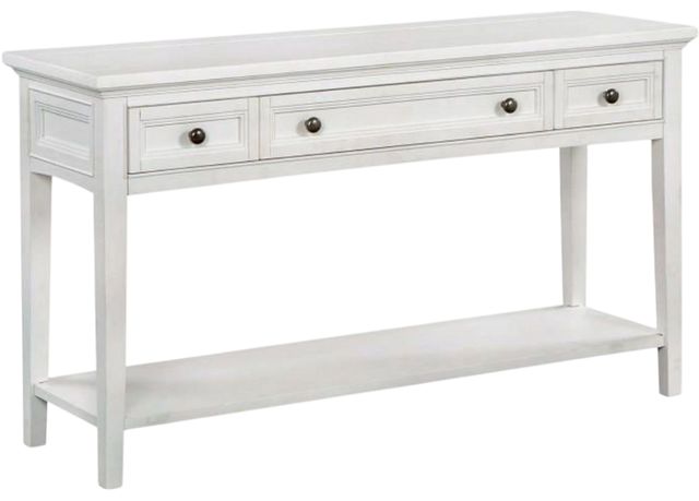 Magnussen Home® Heron Cove Chalk White Rectangular Sofa Table-0