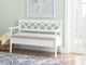 Powell® Winslett White Storage Bench-1