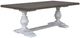 Liberty Furniture River Place Tobacco Trestle Dining Table with Riverstone White Base-0