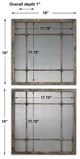 Uttermost® Saragano 2-Piece Slate Blue Square Mirror Set-2
