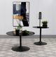 Coaster® Ganso Round Glass Top Coffee Table with Sandy Black Base-4