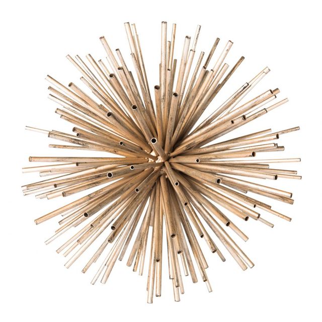 Moe's Home Collection Supernova Rich Gold Miniature Starbust Table Decor-0