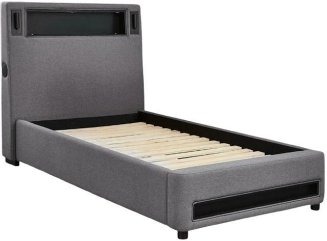 Signature Design by Ashley® Cayberry Gray Full Upholstered Panel Bed-3