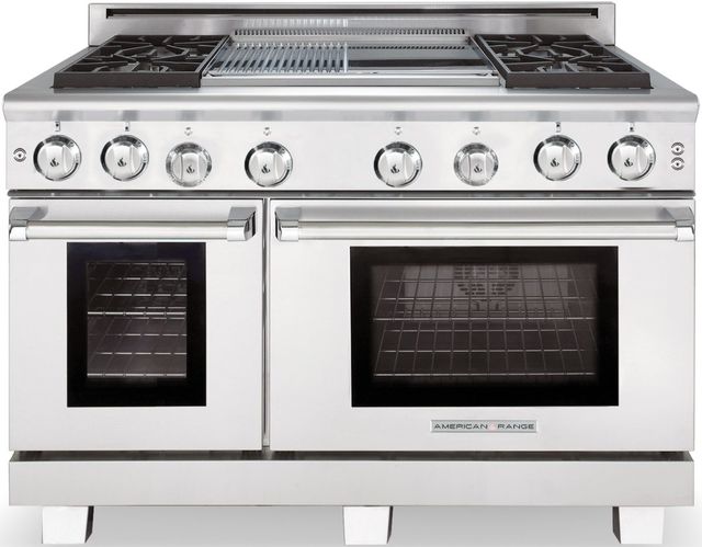 American Range Performer Series 48" Stainless Steel Pro Style Gas Range-0