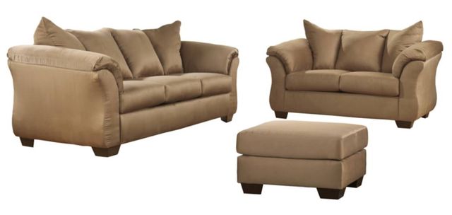 Signature Design by Ashley® Darcy 3-Piece Mocha Living Room Set-0