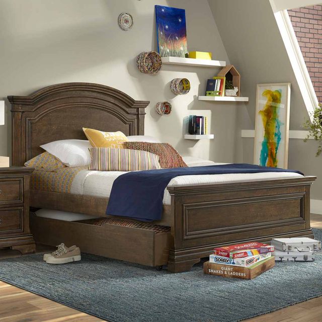 Westwood Design Olivia Rosewood Youth Full Panel Bed-1