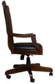 Liberty Furniture Brayton Manor Black/Cognac Junior Executive Desk Chair-3