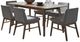 Liberty Furniture Space Savers 7-Piece Satin Walnut Dining Set-0
