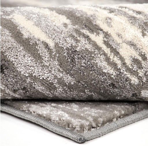 Orian Illusions Devonridge Pewter 5'x8' Area Rug-3