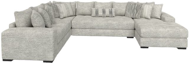 Albany Industries 3-Piece Galactic Parchment Sectional-1
