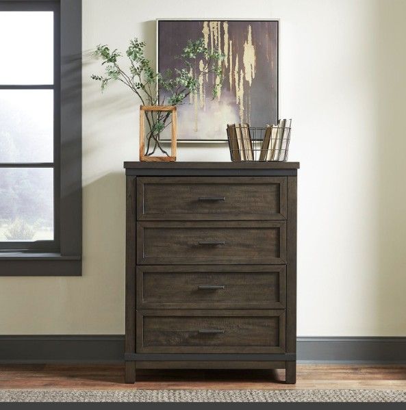 Liberty Furniture Thornwood Hills Rock Beaten Brown Youth Chest-1