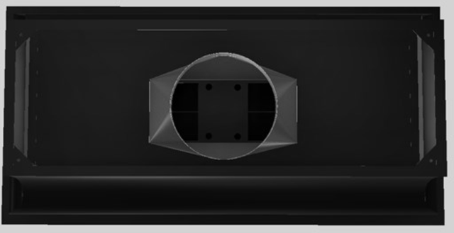 Vent-A-Hood® Designer Series 60" Black Island Range Hood-3