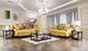 Furniture of America® Viscontti Gold Loveseat-1