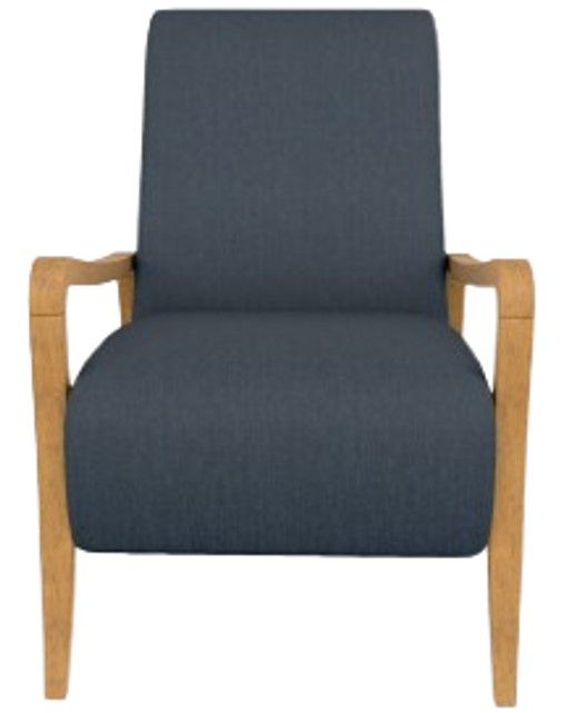 Best® Home Furnishings Customizable Field & Stream Home Rybe Accent Chair with Honey Birch Legs-1