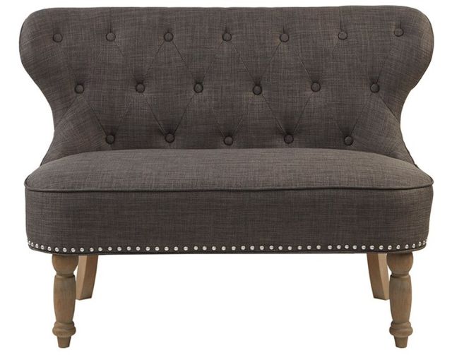 Olliix by Madison Park Stanford Charcoal Settee-0