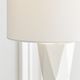 Visual Comfort Fernwood Gloss White Medium Table Lamp-1