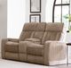 Parker House® Equinox Mushroom Power Theater Reclining Loveseat with Headrest-0