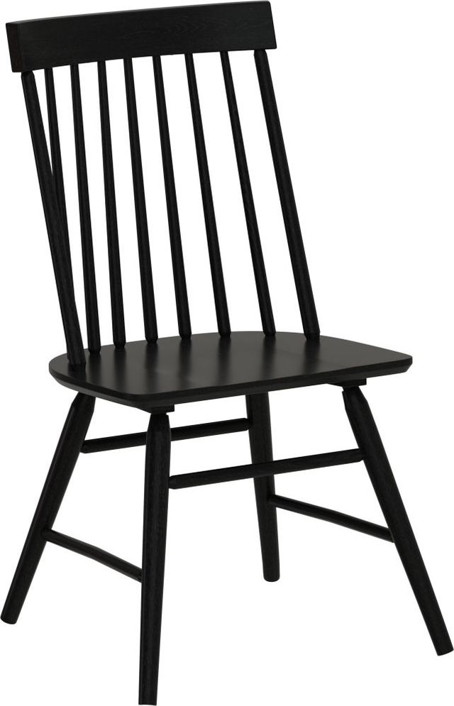Emerald Home Midland 2-Piece Black Dining Chair Set-0