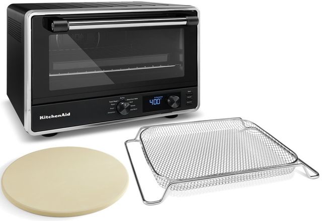 KitchenAid® 16" Matte Black Countertop Oven-3